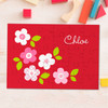 Red Preppy Flowers Personalized Puzzles By Spark & Spark