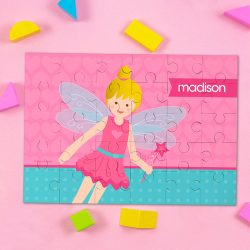 Blonde Fairy Girl Personalized Puzzles By Spark & Spark