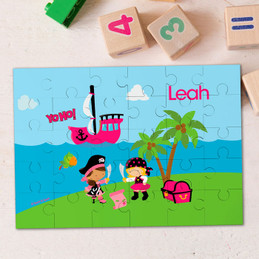 Yohoo Pirate Girl Personalized Puzzles By Spark & Spark