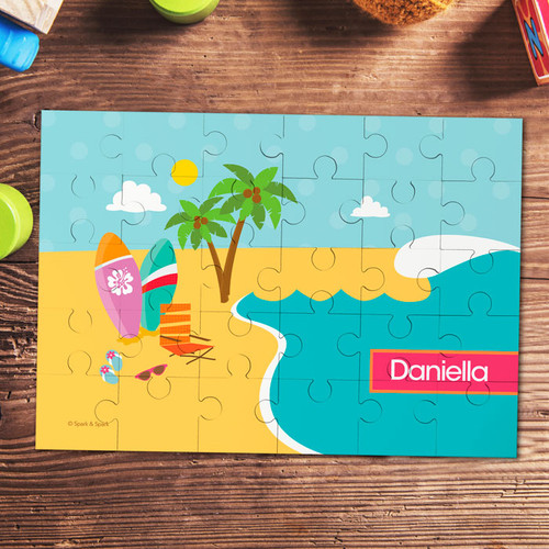 Fun At The Beach Personalized Kids Puzzles By Spark & Spark