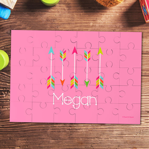 Colorful Arrows Personalized Puzzles By Spark & Spark
