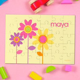 Three Spring Blooms Personalized Puzzle By Spark & Spark