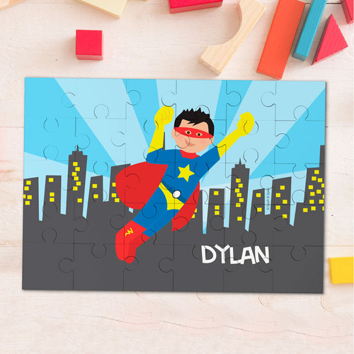 A Cool Superhero Personalized Puzzles