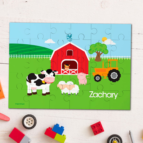 A day in the farm Personalized Puzzles