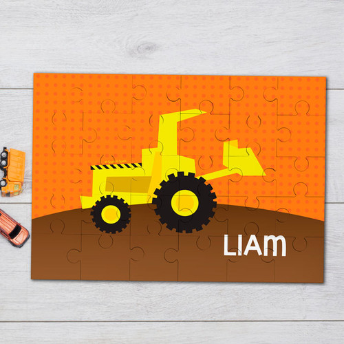 Fun tractor Personalized Puzzles