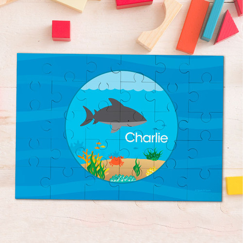 Shark waves Personalized Puzzles