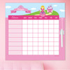 Sweet Little Princess Blonde Customizable Chore Chart