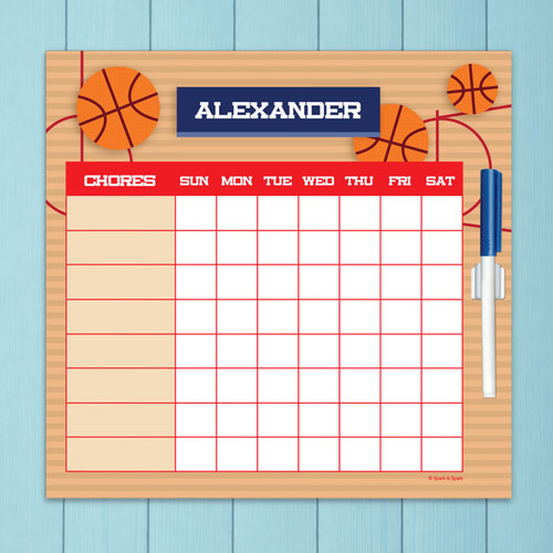 Basketball Fan Charts For Kids