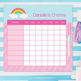 A Rainbow In The Sky Kids Chore Charts