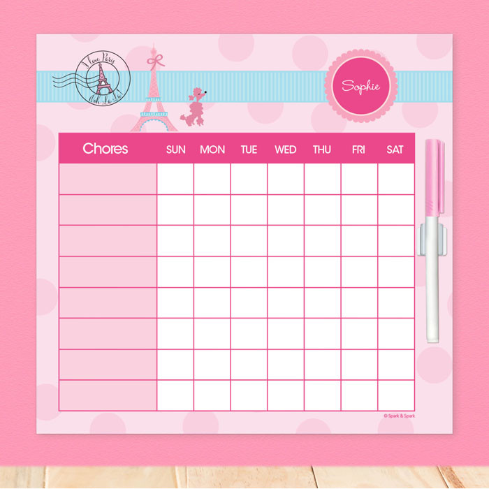Design Your Own Chore Chart