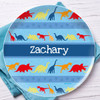 Dinosaur trails Personalized Dishes