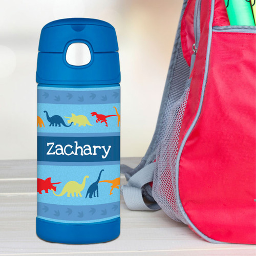 Dinosaur Trails Personalized Thermos