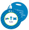 Cute Undersea Creatures Luggage Tags For Kids