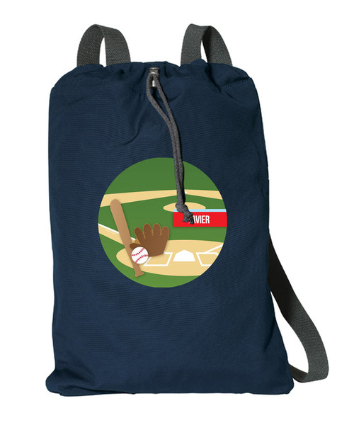 Baseball Fan Personalized Bags For Kids