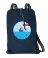 Sailing The Blue Ocean Personalized Bags