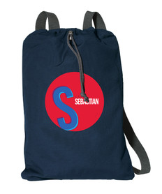 Double Initial Red Personalized Kids Bags Sp69