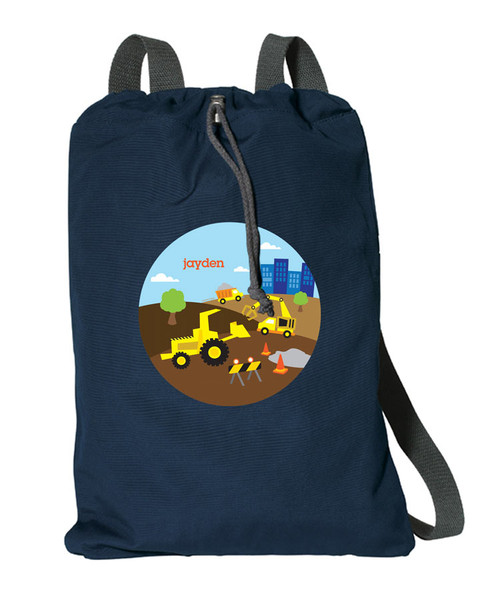 Construction Site Personalized Bags