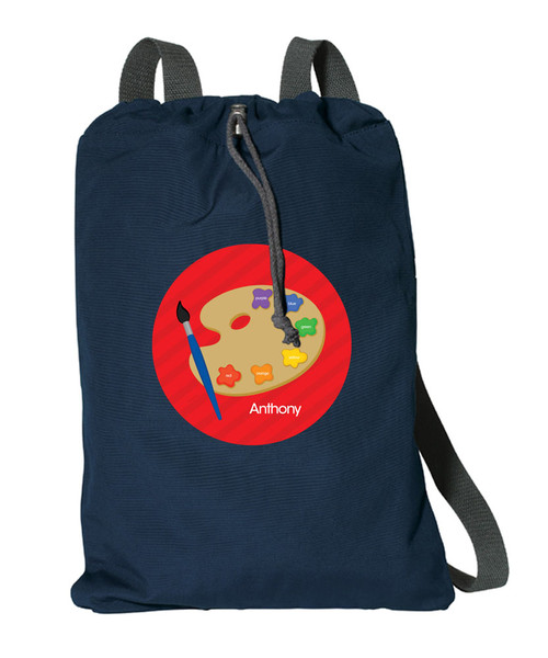 personalized drawstring backpack
