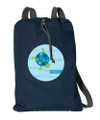 Swimming Blue Turtle Personalized Bags
