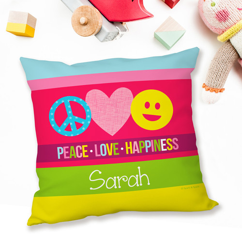 Peace & Love Signs Pillows
