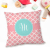 Pretty Pink Quatrefoil Pillows