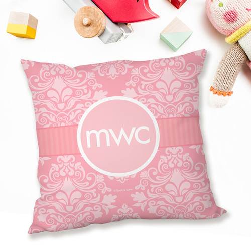 Pink Sweet Damask Pillows