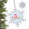Cute Xmas Birdie Personalized Christmas Ornaments
