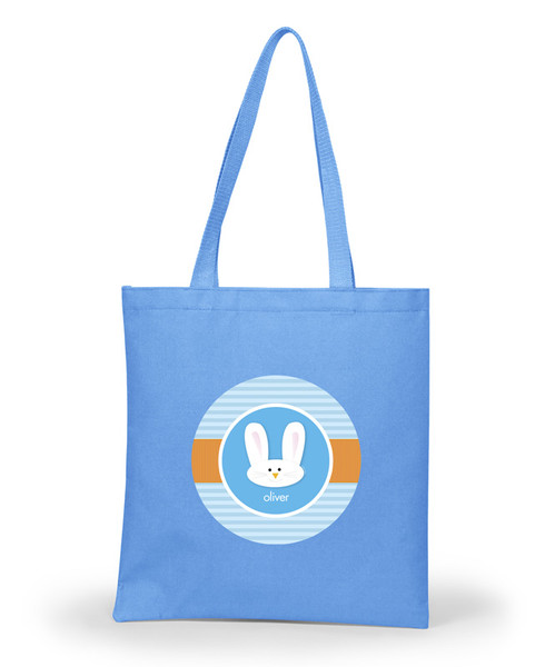 Smiley Blue Bunny Easter Gifts