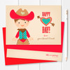 Valentine Exchange Cards | Western Cowboy