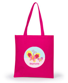 Smiley Butterfly Tote Bag