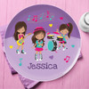 Rock And Roll Band Kids Plates