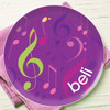 Girly Music Notes Kids Plates