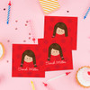 Girl Just Like Me Red Gift Label Set