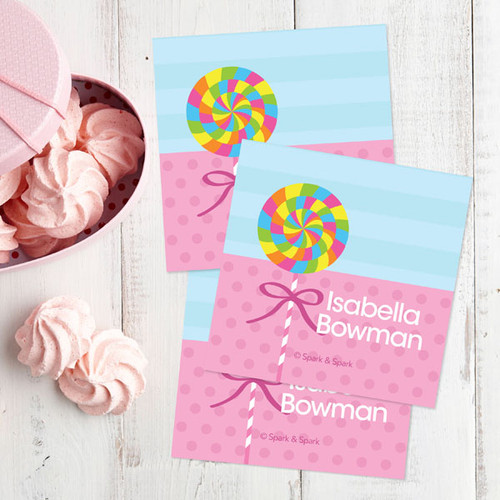 Yummy Lollipop Gift Label Set