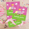 Turtle And Happy Bird Gift Label Set