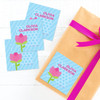Cute Tulip Gift Label Set