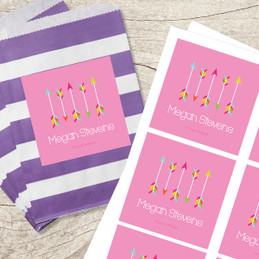 Colorful Arrows Gift Label Set