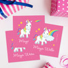Rainbow Unicorn Gift Label Set