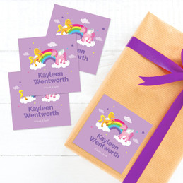 Sweet Unicorns Gift Label Set