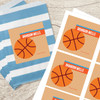 Basketball Fan Gift Label Set