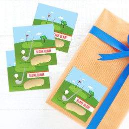 My Love For Golf Gift Label Set