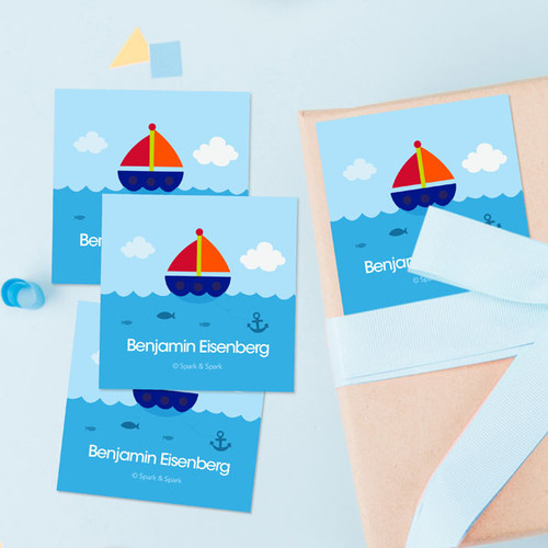 Sailing The Blue Ocean Gift Label Set