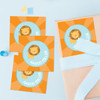 Cute Baby Lion Gift Label Set