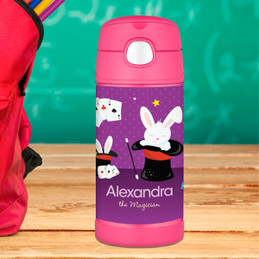 Cute Girl Magician Thermos Bottle