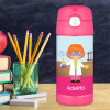 Cute Scientist Girl Thermos Bottle