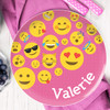 Girl Emojis Kids Plate