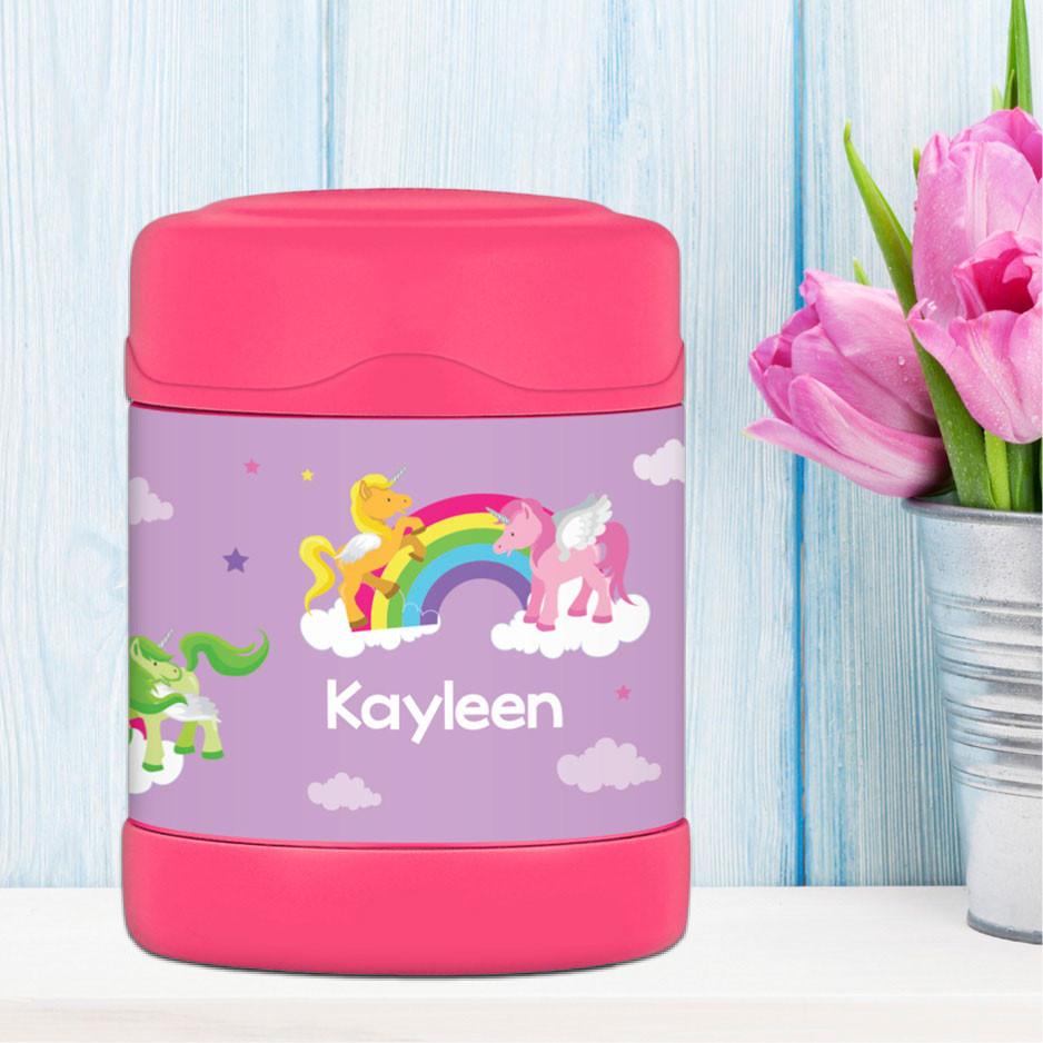 unicorn thermos food jar