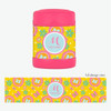 Yellow flowers Pattern Thermos Food Jar
