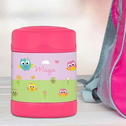 Owls on the field Thermos Food Jar
