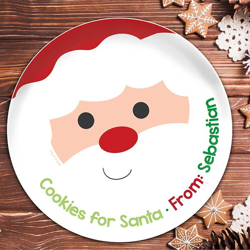 Cookies for Santa Kids Plate